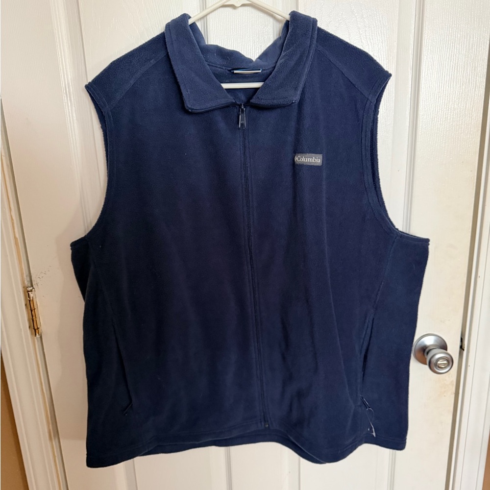 Columbia Dark Blue Fleece Vest